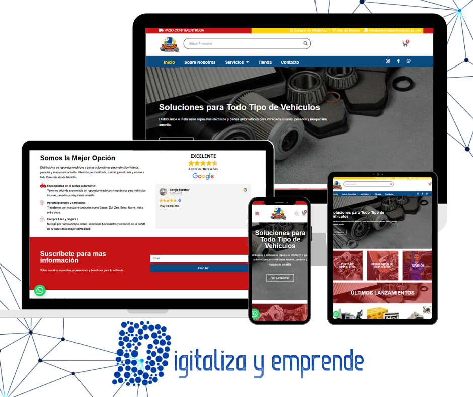 Lee más sobre el artículo UNIVERSALPARTESELECTRICAS.COM